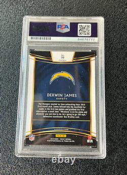 Derwin James Signed 2018 Panini Select Silver Prizm Rookie Card #99 Psa/Dna Slab