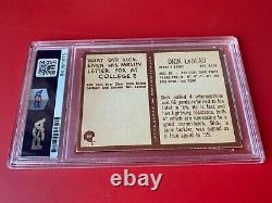 Dick LeBeau HOF 1967 Philadelphia Card Signed Auto Gem Mint 10 PSA/DNA Slabbed