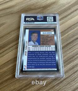 Dirk Nowitzki Signed 1998 Topps Chrome Rookie Card #154 Psa/Dna Slab Mavericks