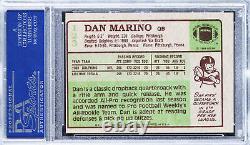 Dolphins Dan Marino Signed 1984 Topps #123 Rookie Card Auto 10! PSA/DNA Slabbed