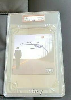 Eminem Signed Recovery CD Cover Slim Shady Psa/dna Certed #84268217 Slabbed Case