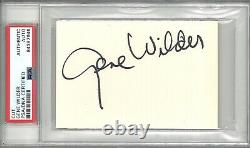 Gene Wilder Signed Cut Signature Psa Dna Slabbed 84397946 (d) Willy Wonka