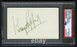 George Peppard signed autograph auto Vintage 3x5 Breakfast at Tiffany's PSA Slab
