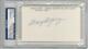 George Young Giants Gm Signed 3x5 Index Card Psa/dna Slabbed Auto