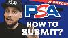 How To Submit To Psa In 2020 Updated Psa Submission Video