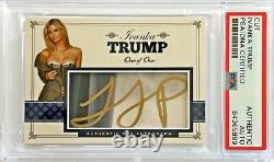 Ivanka Trump President Apprentice Signed Custom Cut Auto CARD 1/1 PSA/DNA Slab