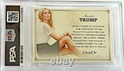 Ivanka Trump President Apprentice Signed Custom Cut Auto CARD 1/1 PSA/DNA Slab