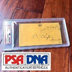 JAMES A. GARFIELD PSA/DNA Slabbed Autograph Envelope Signed President