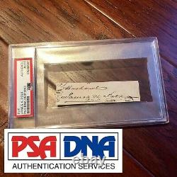 JAMES K POLK PSA/DNA Slab Hand Signed Autograph From Document Encapsulated