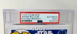 JEREMY BULLOCH Signed BOBA FETT Funko POP! Figure PSA/DNA SLABBED