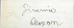 James Dean Authentic Signed & Framed 1.5x3.5 Cut Signature PSA/DNA Slabbed