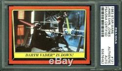 James Earl Jones Authentic Signed 1983 Star Wars Card #121 PSA/DNA Slabbed