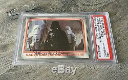 James Earl Jones Darth Vader Hoth Signed 1980 Topps Star Wars Psa/dna Slabbed