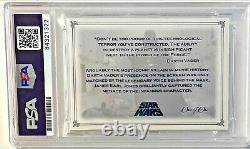 James Earl Jones Darth Vader SW Signed Custom Auto CARD 1/1 PSA/DNA Slabbed