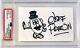 Jeff Pidgeon Toy Story Signed 3x5 Index Card With Original Sketch Psa/dna Slab (b)