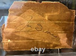 Joe DiMaggio Autograph Authentic Cut PSA/DNA Certified PSA SLAB YANKEES