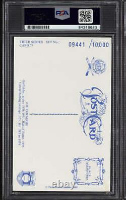 Joe DiMaggio Perez Steele HOF Postcard Signed PSA DNA Slabbed Yankees ID310591