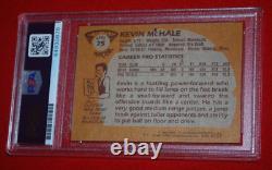 KEVIN MCHALE 1981-82 TOPPS Signed ROOKIE CARD PSA Slabbed 84930876