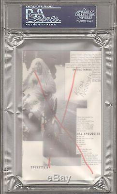 KRIST NOVOSELIC Signed Autographed NIRVANA Photo Cut PSA/DNA SLABBED #83703371