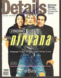 KURT COBAIN Nirvana Signed Magazine Cover JSA PSA/DNA Graded BECKETT BAS 10 Slab