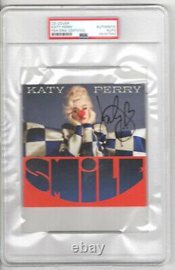 Katy Perry Signed Autograph Slabbed Smile CD Booklet Psa Dna