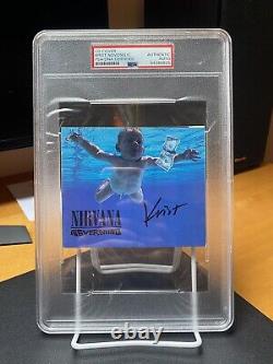 Krist Noveselic Signed Nirvana Nevermind CD Booklet Slabbed PSA/DNA