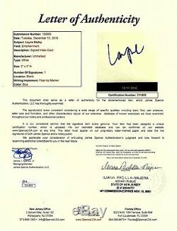 LAYNE STALEY Signed ALICE IN CHAINS Index Card JSA & Graded PSA/DNA 10 SLABBED