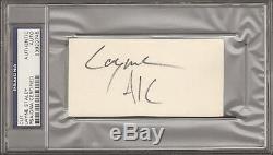 LAYNE STALEY Signed Autographed ALICE IN CHAINS Cut PSA/DNA SLABBED #83929745
