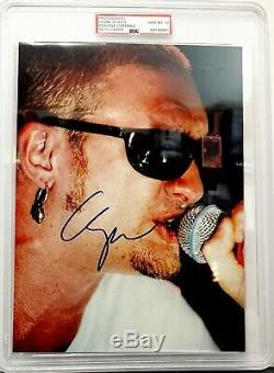 LAYNE STALEY Signed Autographed ALICE IN CHAINS Photo Graded PSA/DNA 10 SLABBED