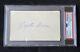 Lefty Grove Boston Red Sox Hof Signed 3x5 Index Card Psa/dna Auth Slab