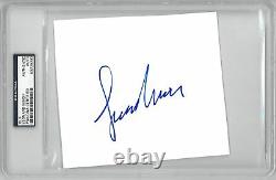 Leonard Nimoy Signed Star Trek Autographed Slabbed Cut Signature PSA/DNA