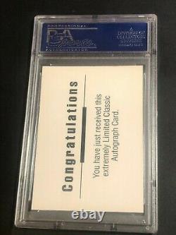 MUHAMMAD ALI 1992 Classic AUTOGRAPH on Card PSA DNA Slabbed #d /2500 AUTO
