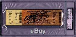 Manny Pacquiao vs Marquez Signed MGM Event Ticket Stub PSA/DNA Slabbed