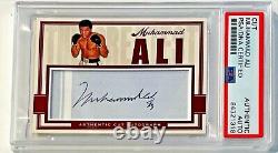 Muhammad Ali Boxing Champion Signed Custom Auto CARD 1/1 PSA/DNA Slabbed