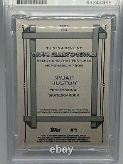 Nyjah Huston Signed Relic Card PSA DNA Coa Slabbed Encapsulated USA OLYMPICS