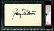 Psa Dna Jimmy Stewart Signed Autograph Slabbed 3x5 Card Its A Wonderful Life New