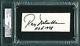 Packers Ray Nitschke'hof 1978' Authentic Signed 1.75x4.25 Cut Psa/dna Slabbed