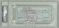 Peter Fonda Signed Easy Rider Authentic Check Slabbed PSA/DNA #83582892