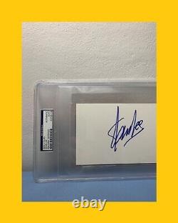 (RARE) Stan Lee signed auto slab EXCELLENT signature Marvel PSA DNA coa 83706116