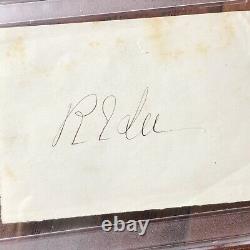 ROBERT E. LEE PSA/DNA Slabbed Confederate General Signed Autograph Signature