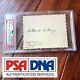 Rutherford B. Hayes Psa/dna Slab Signed Autograph Card Inscribed President