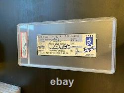 Rare Paul Molitor Signed 3,000 Hit Game Ticket 9-16-1996 PSA DNA Slabbed Auto