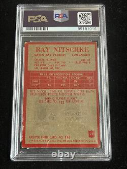 Ray Nitschke signed 1965 Philadelphia Trading Card PSA DNA Slab HOFAuto C2519