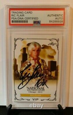Ric Flair PSA/DNA Slabbed 2013 Leaf VIP Signed Autographed Auto Card N-RF1 WCW