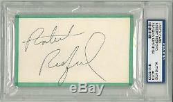 Robert Redford Signed Authentic Autographed 3x5 Index Card Slabbed (PSA/DNA)