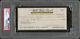 Ronald Reagan Signed 2.75x6 Personal Check Dated July 4, 1995 Psa/dna Slabbed