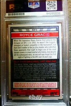 Royce Gracie 2 card lot PSA/DNA Certified Signed Autograph Auto Slabbed HOF