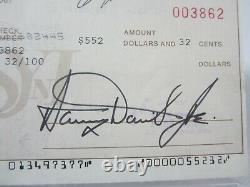Sammy Davis Jr Entertainer signed canceled corporation check PSA DNA slabbed