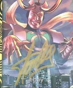 Stan Lee Signed 2013 Marvel Autograph Certified Slabbed Loki Card PSA/DNA