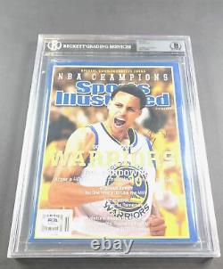 Stephen Curry Signed Sports Illustrated Magazine BAS Beckett PSA/DNA Slabbed